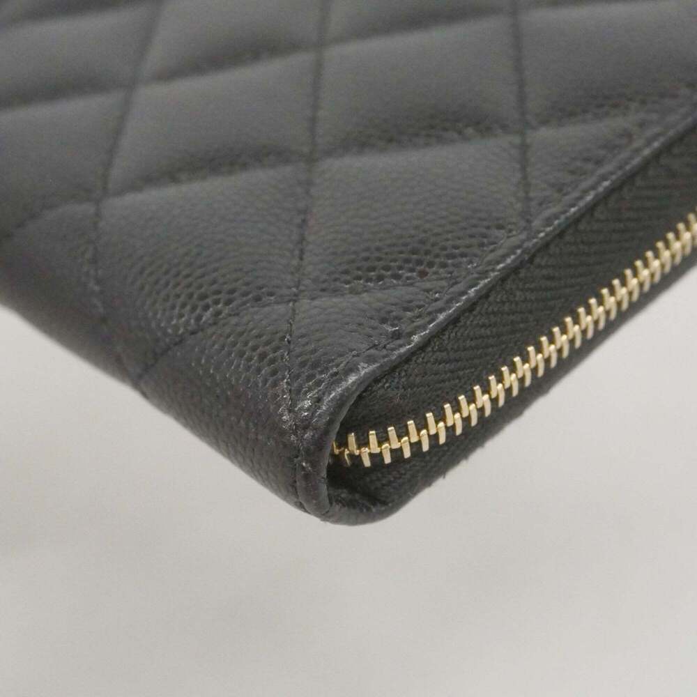 CHANEL Black Caviar Leather Wallet - Picture 7 of 9